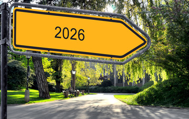 Strassenschild 25 - 2026