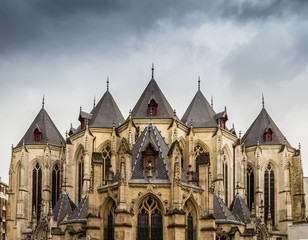Fototapeta na wymiar A historic Cathedral in France