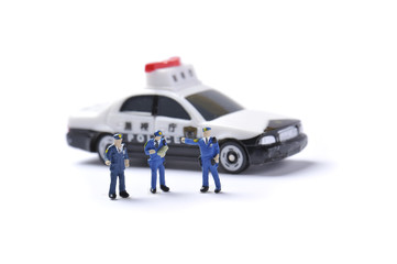 Fototapeta premium パトロールする警察官