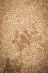 abstract of wood logs texture background