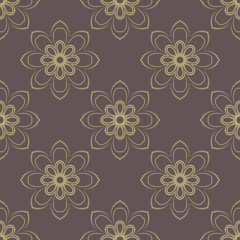 Orient Seamless  Pattern. Abstract Background