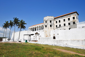 Naklejka premium Ghana: Elmina Castle World Heritage Site, History of Slavery