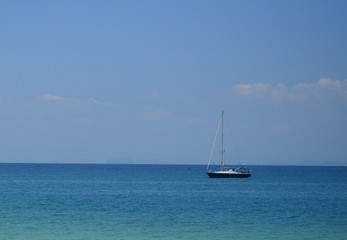 Obraz premium Sea with boats