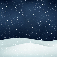 snowfall night background