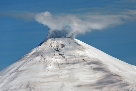 Avachinsky Volcano - active volcano of Kamchatka
