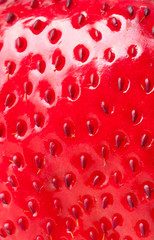 macro strawberry