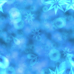 Fototapeta na wymiar Abstract bokeh background in blue spectrum