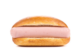 Hot dog bread and sausage