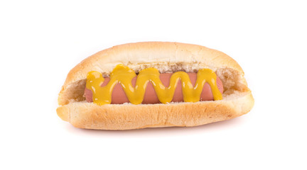Hot dog bread and sausage