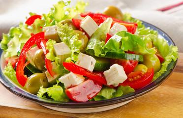 Greek vegetable salad