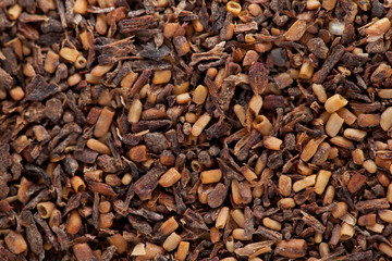 Eucalyptus seeds with plant material