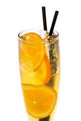 Fruit orange cocktail