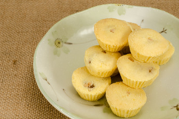 Pineapple cup cookie