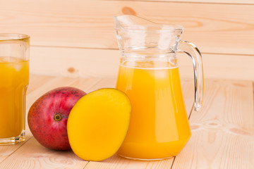 Mango and juice.