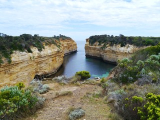 Fototapeta na wymiar The Loch Ard Gorge is part of Port Campbell National Park