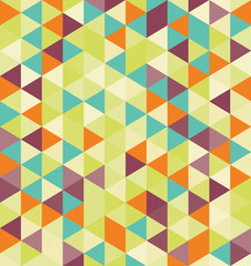 A retro geometric vector pattern
