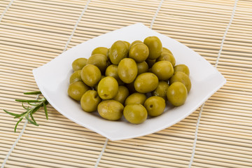 Green olives