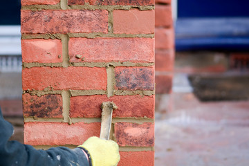Bricklaying - pointing work