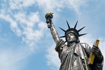 Fototapeta premium Puppets made from scrap