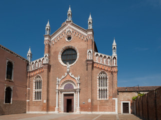 Fototapeta na wymiar Church Madonna dell'Orto