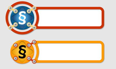 Fototapeta premium abstract boxes for any text with paragraph