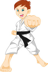 karate boy © lawangdesign