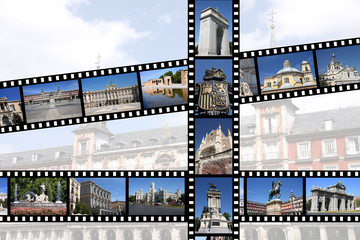 Madrid - travel film strips
