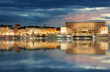 Fototapeta premium Stockholm Old Town, Sweiden
