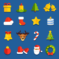 NewYearFlatIcons