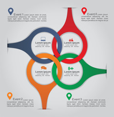 Infographic design template. Vector illustration
