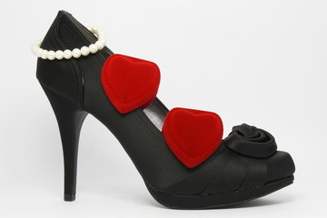 Black shoe.