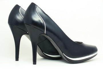 Black elegant shoes.