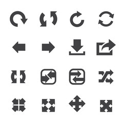 arrow icon set