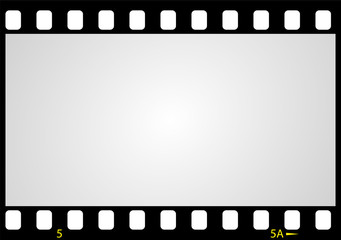 negative picture film frame, vector