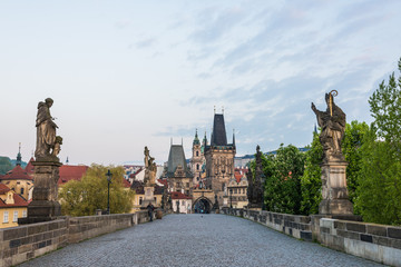 チェコ　プラハ　カレル橋　Charles Bridge　Prague