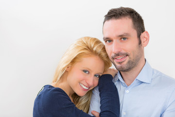 Portrait of a young attractive 30s couple