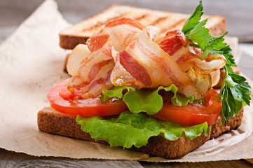 hot big sandwich