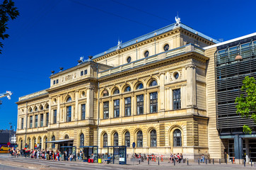 Fototapeta na wymiar View of Royal Danish Theatre in Copenhagen