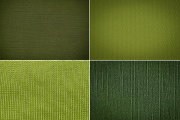 Fototapeta premium Set fabric texture background
