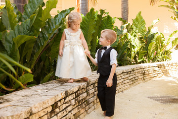 Children walking