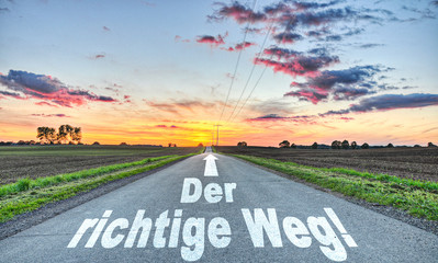 der richtige weg