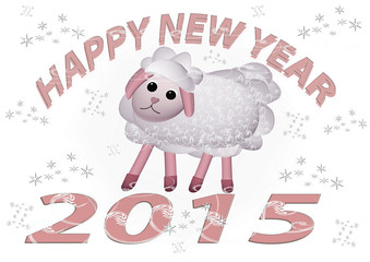 Obraz premium Year of sheep