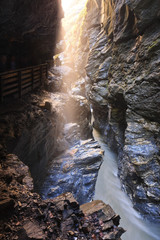 Stream flowing through Lichtensteinklamm gorge