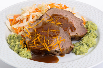 Gefülltes Filet - Menü