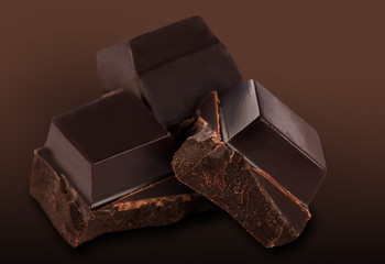 Brown chocolate bar