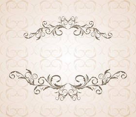 Floral greeting card