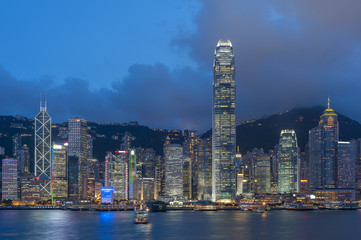 Victoria Harbor in Hong Kong