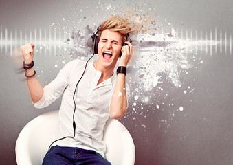 boy singing loud - guy 11