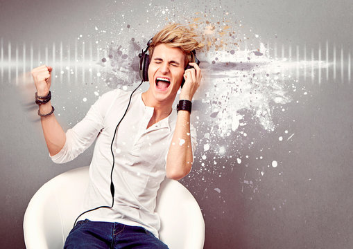 boy singing loud - guy 11