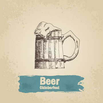 Oktoberfest vintage background